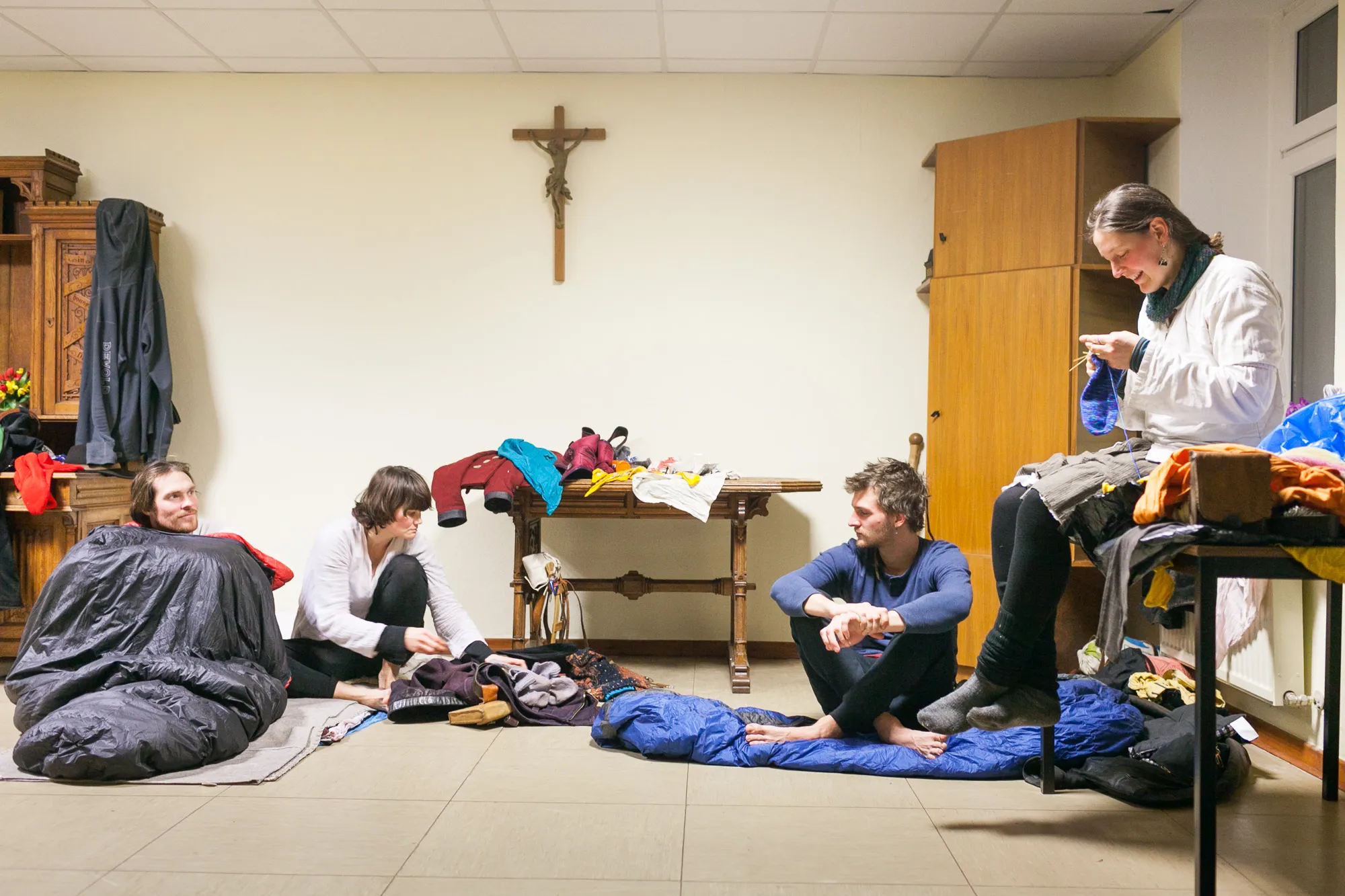 Schlafplatz – Alltagssituation einer Frau auf der Walz während ihrer mehrjährigen Wanderschaft