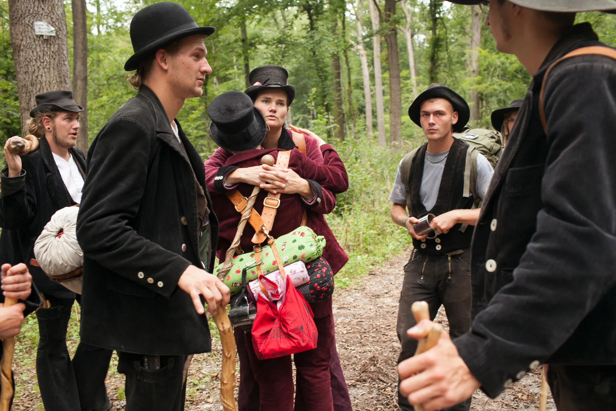 Abschied – Alltagssituation einer Frau auf der Walz während ihrer mehrjährigen Wanderschaft